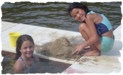 Girls On Dock photo courtesy of Nancy Murphy